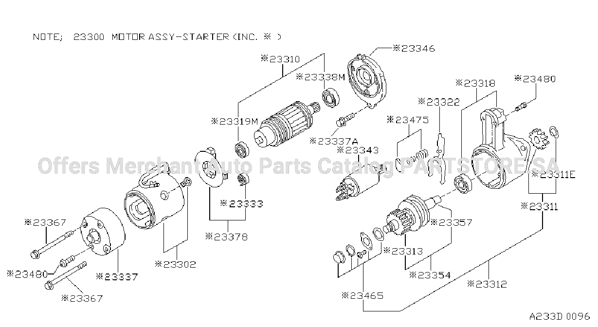 Starter Motor Mitsubishi