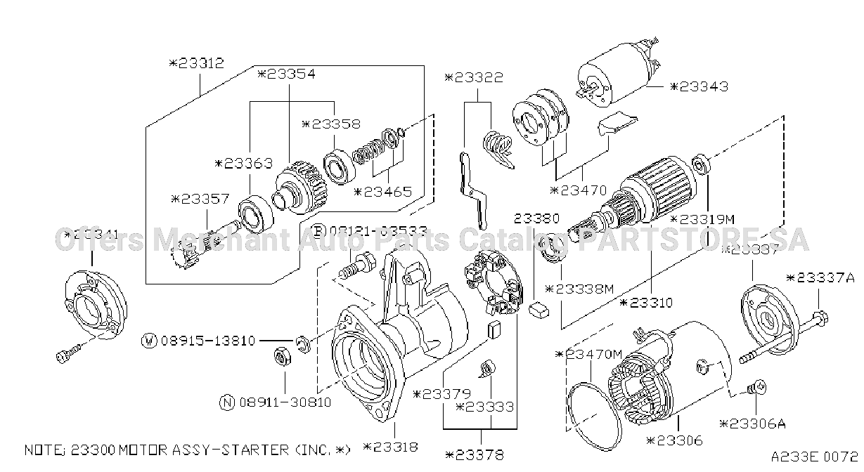 Starter Motor Hitachi
