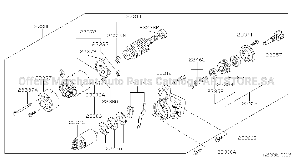 Starter Motor Hitachi