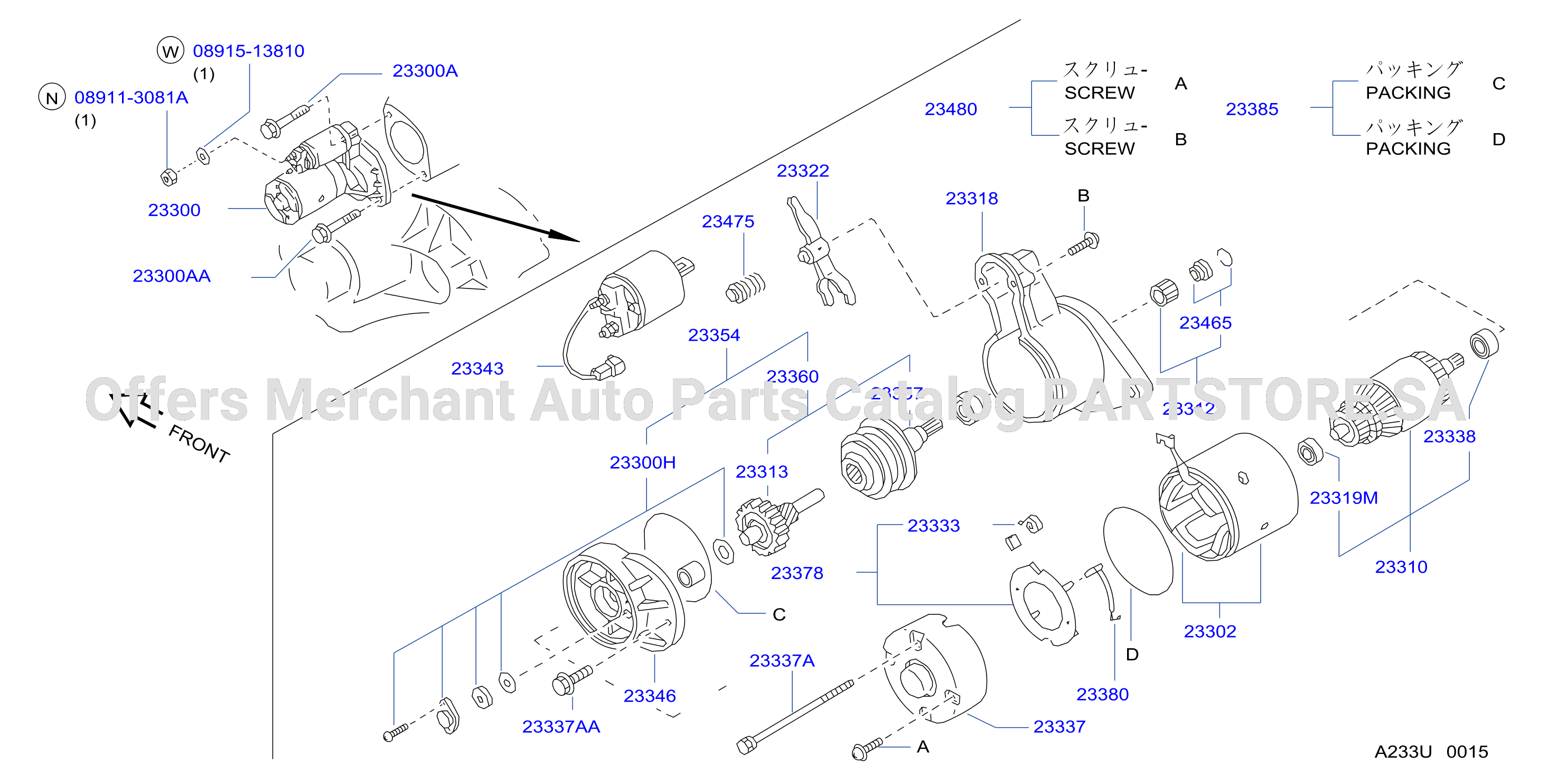 Starter Motor Mitsubishi