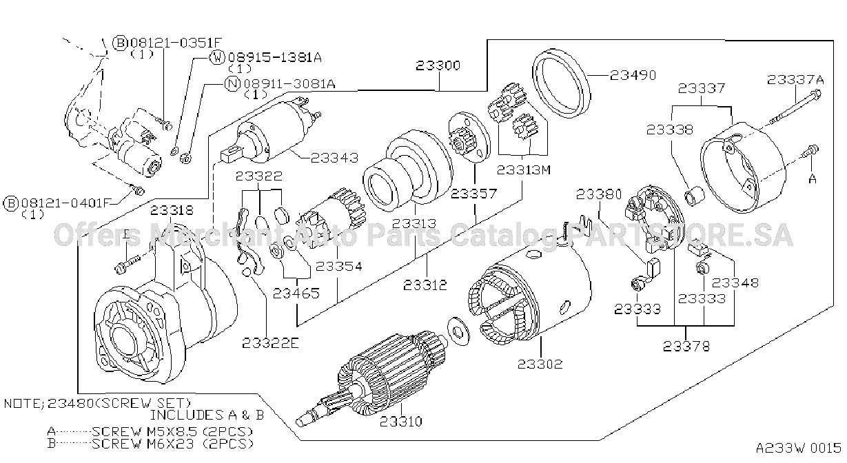 Starter Motor F / Cold
