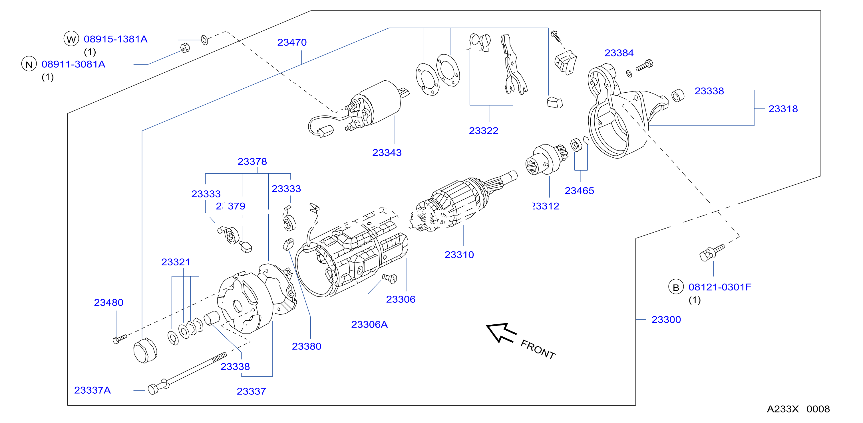 Starter Motor Hitachi