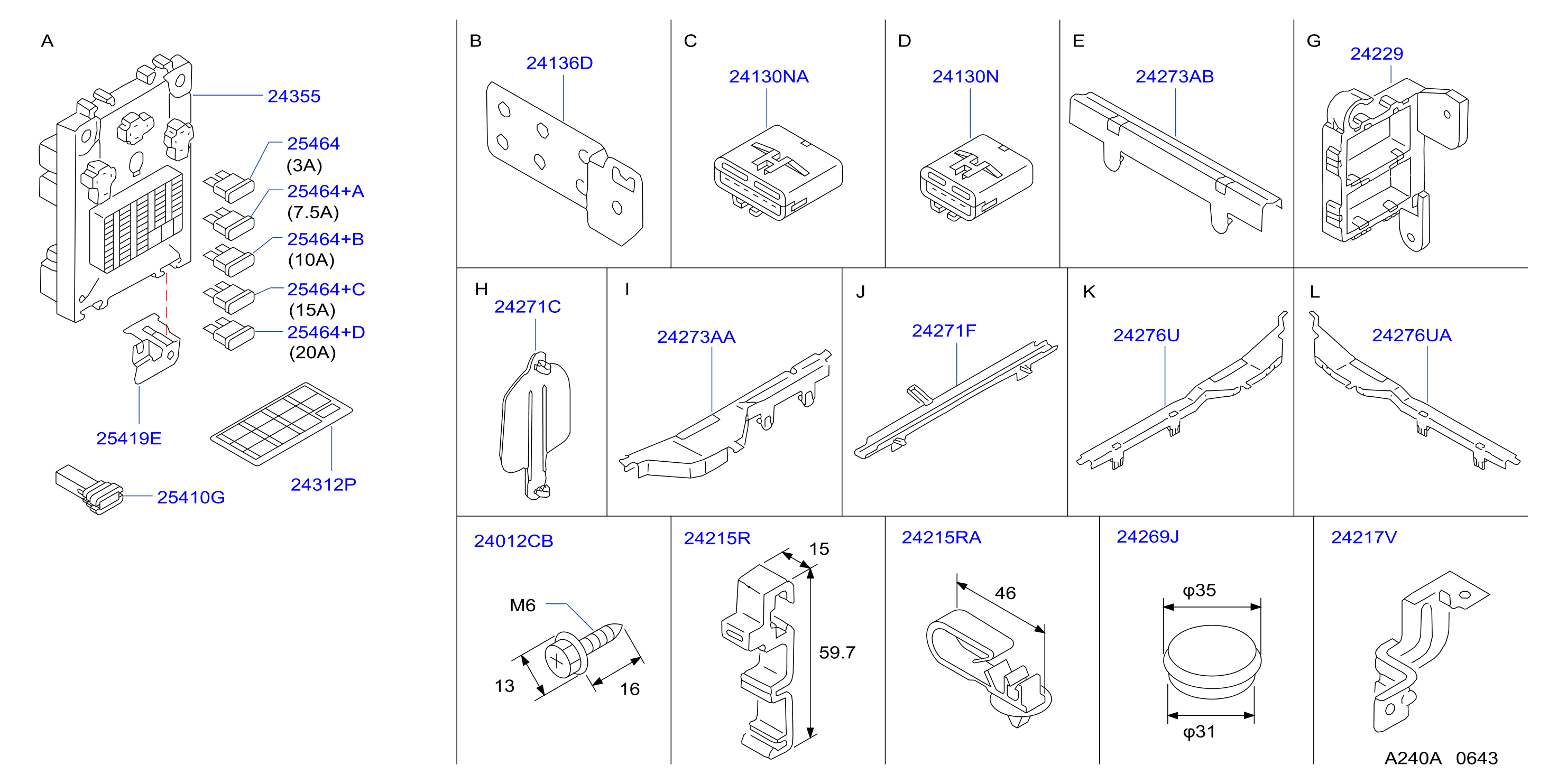 Wiring Body Fitting Parts