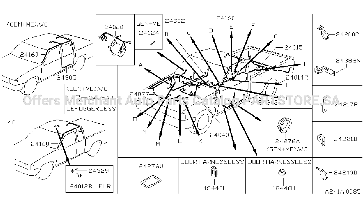 Wiring Harness Fitting Parts
