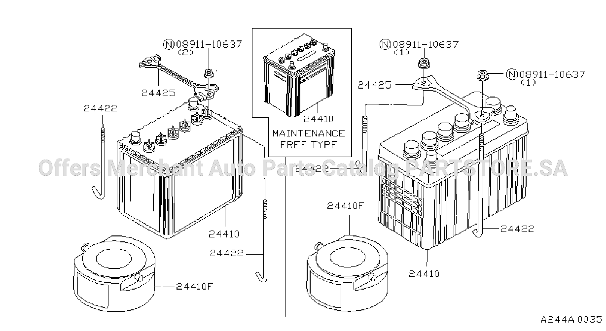 Battery Battery Mounting