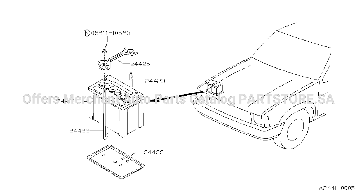 Battery Battery Mounting