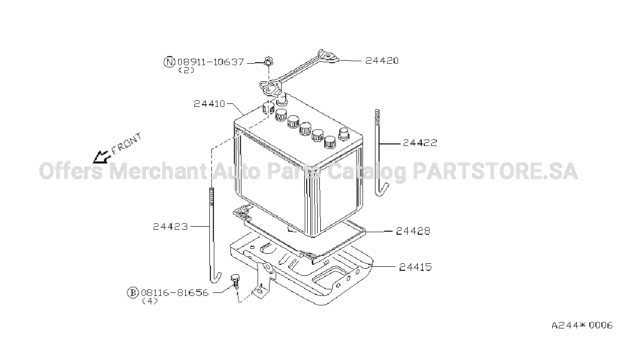 Battery Battery Mounting