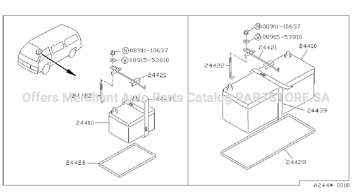 Battery Battery Mounting