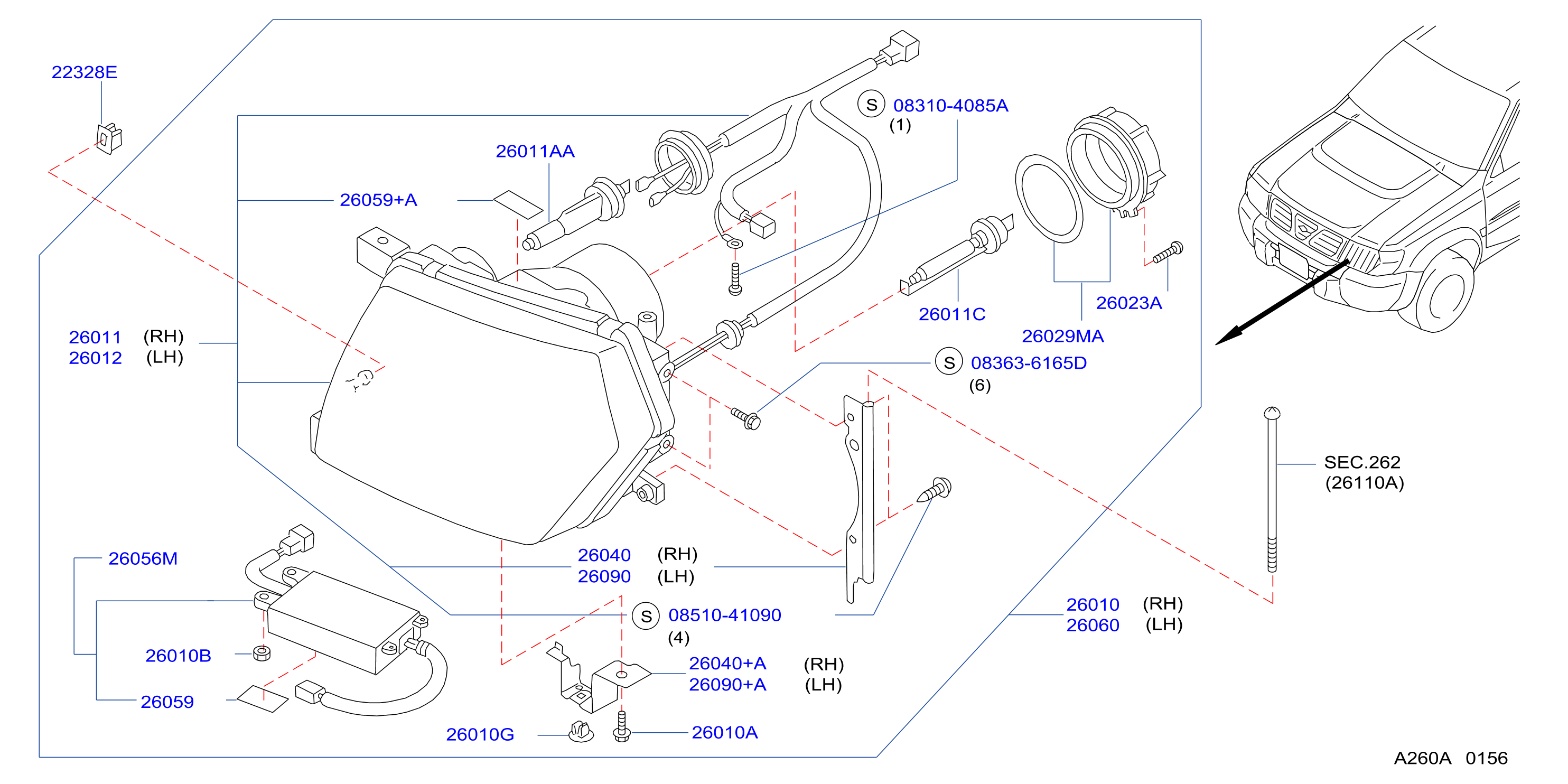 Headlamp Discharge Type