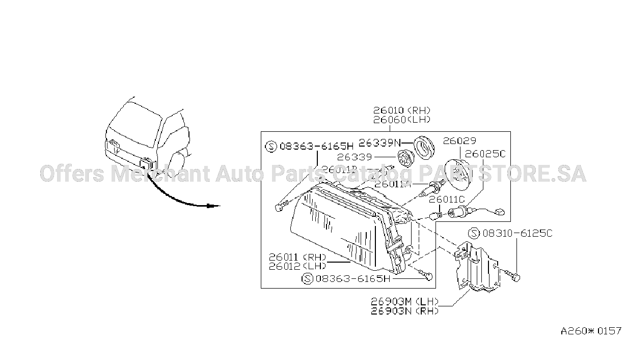 Headlamp Halogen