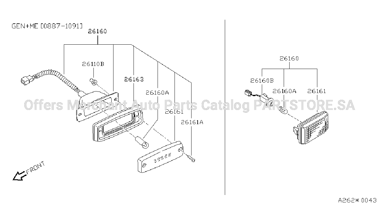 Side Marker Lamp Side Flasher Lamp