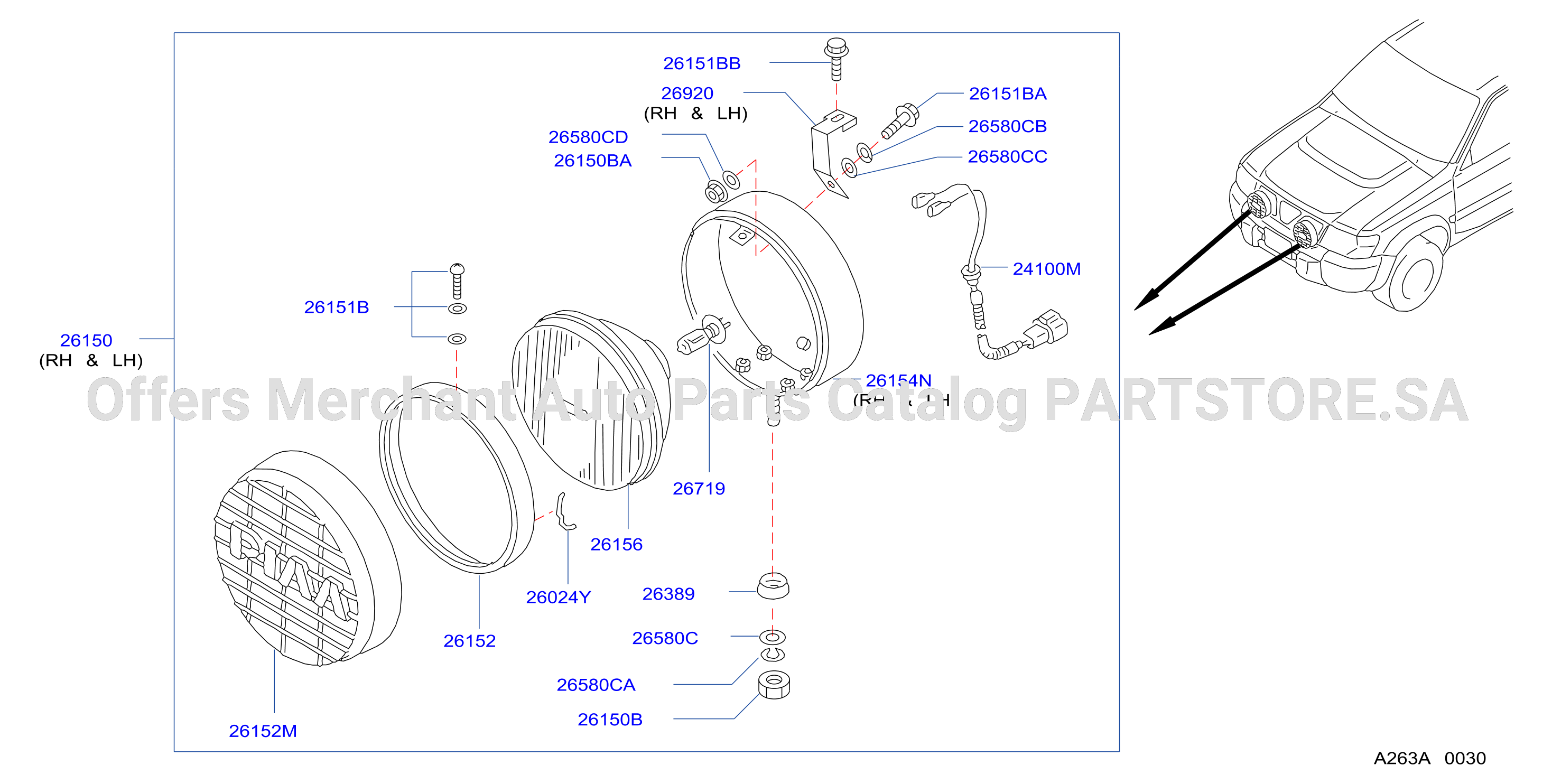 Fog Daytime Running Driving Lamp