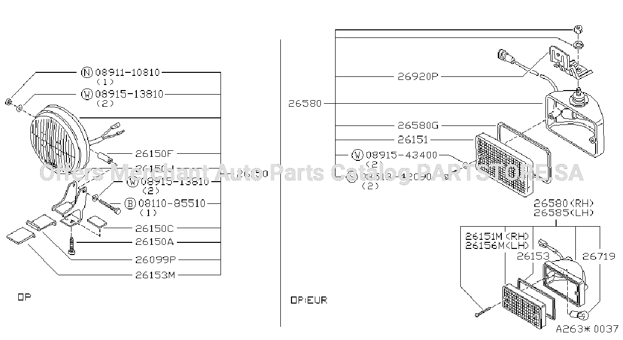 Fog Daytime Running Driving Lamp