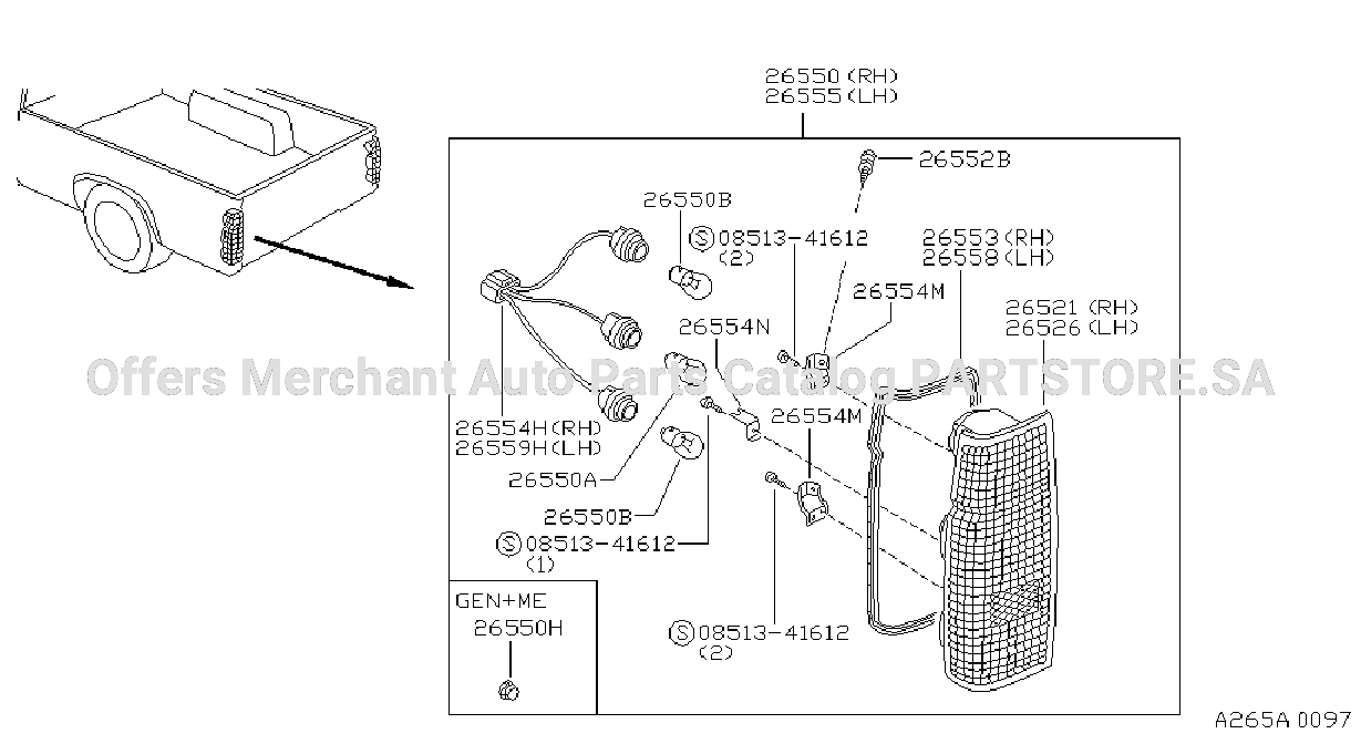 Rear Combination Lamp T Kc Wc