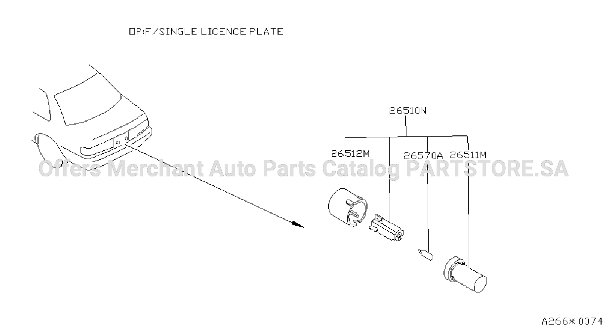 Licence Plate Lamp