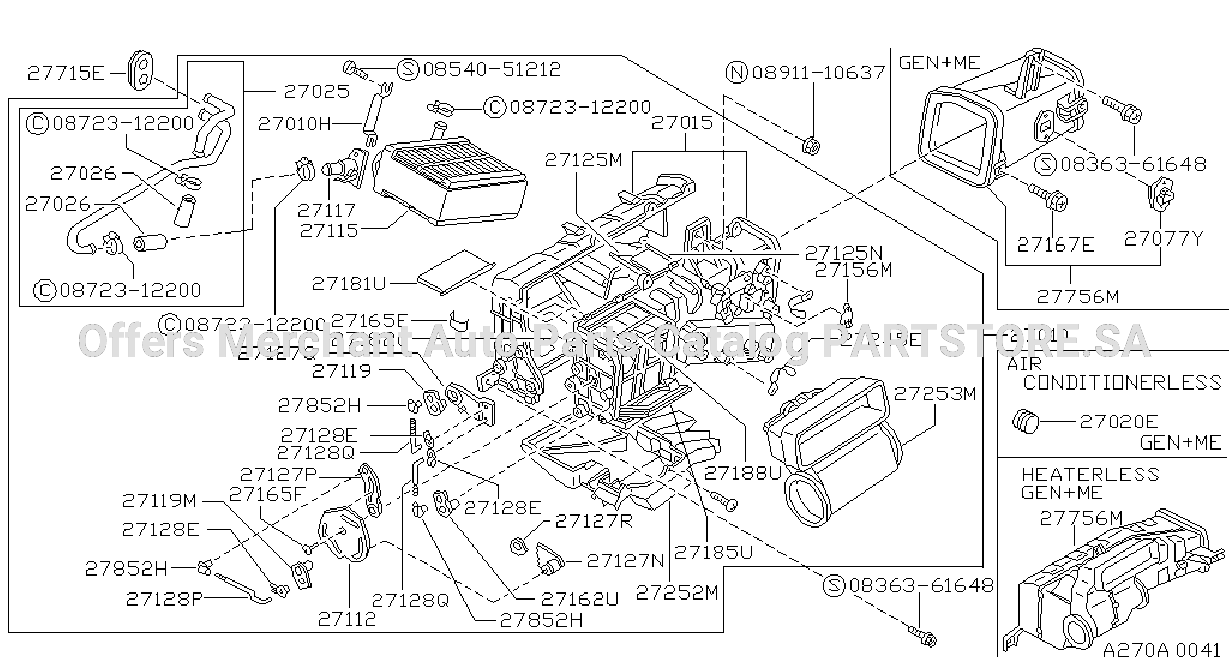 Heater Blower Unit Heater Unit