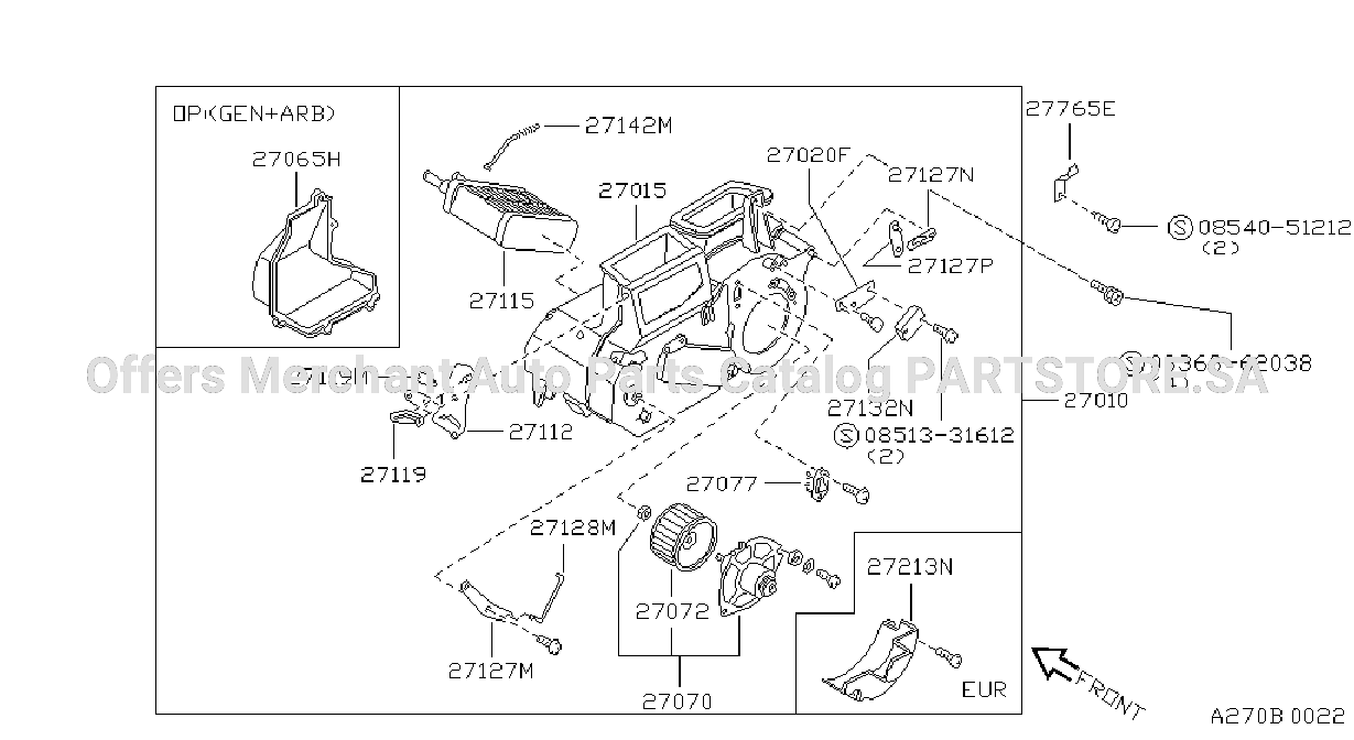 Heater Blower Unit
