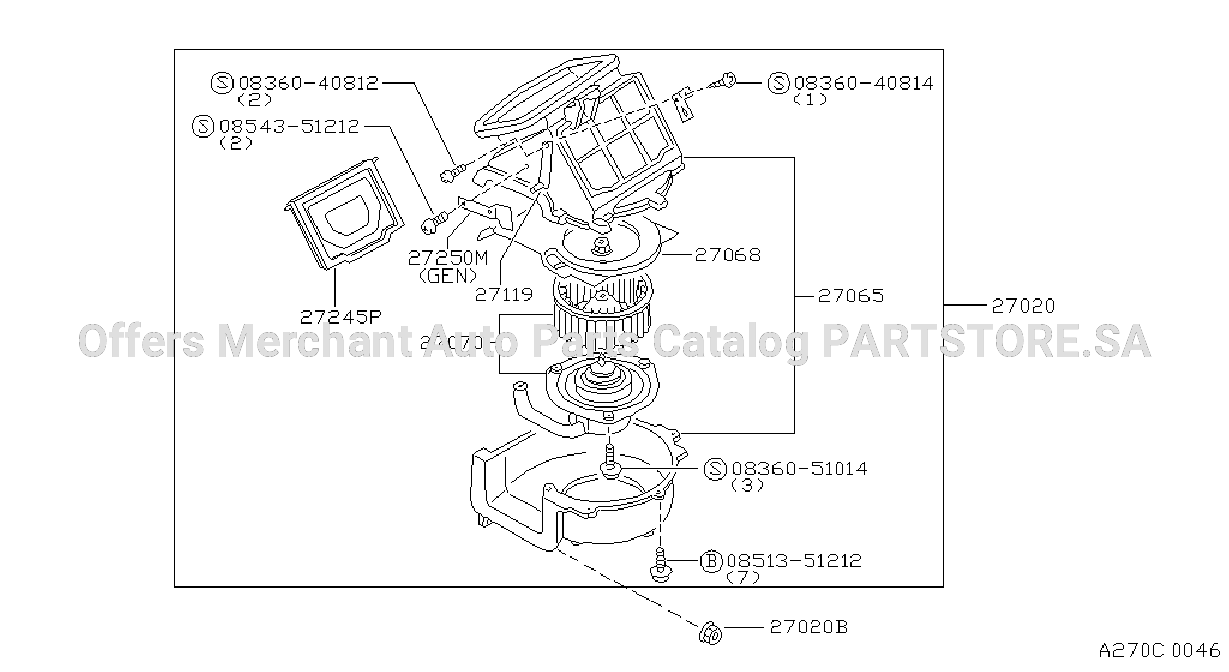 Heater Blower Unit Blower Unit