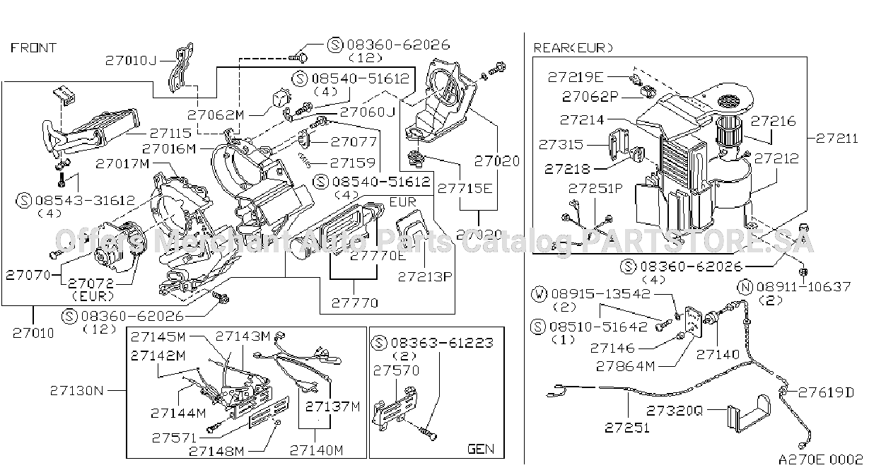 Heater Blower Unit
