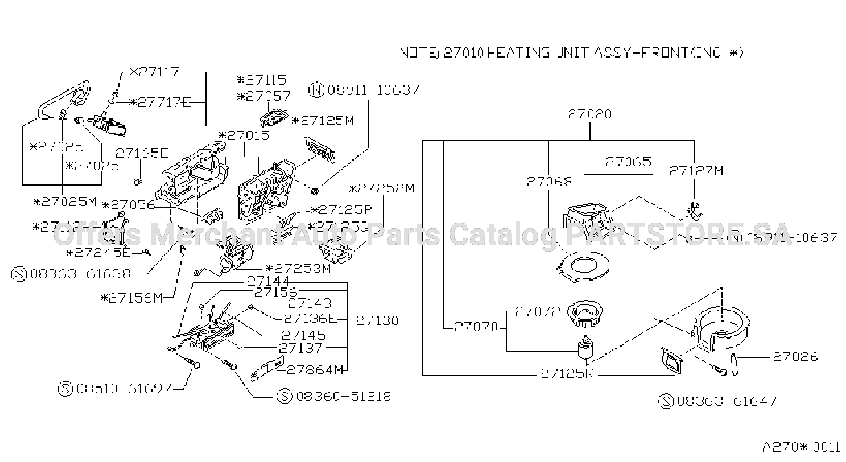 Heater Blower Unit