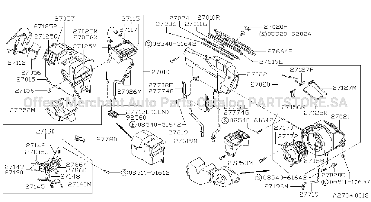 Heater Blower Unit Front Heater