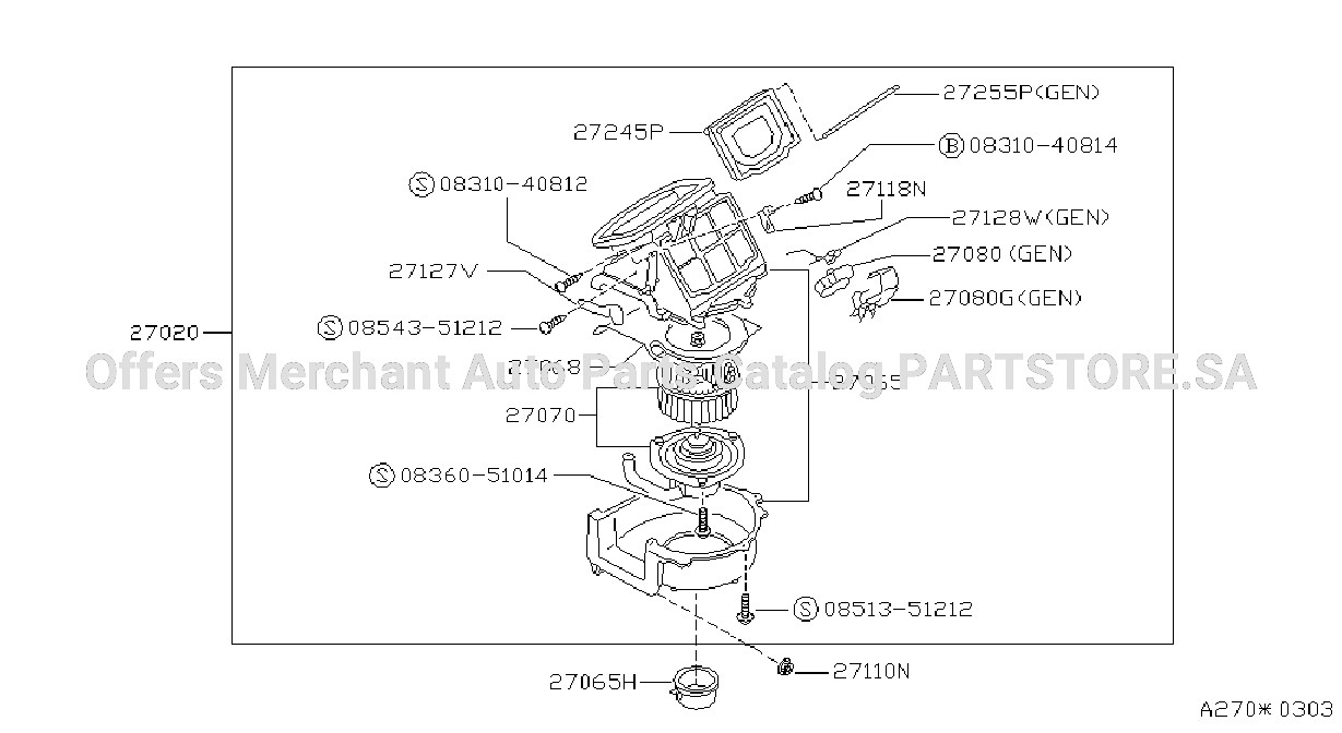 Heater Blower Unit Blower Unit