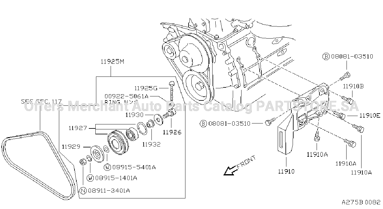Compressor Mounting Fitting