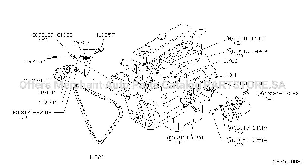 Compressor Mounting Fitting