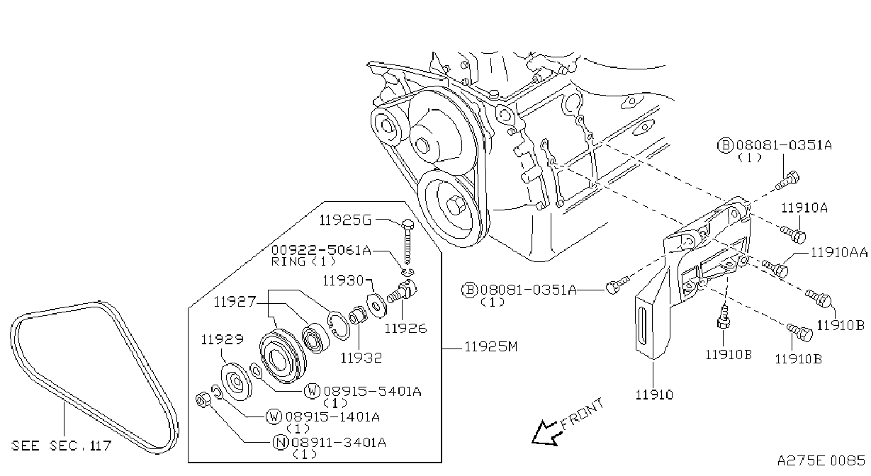 Compressor Mounting Fitting