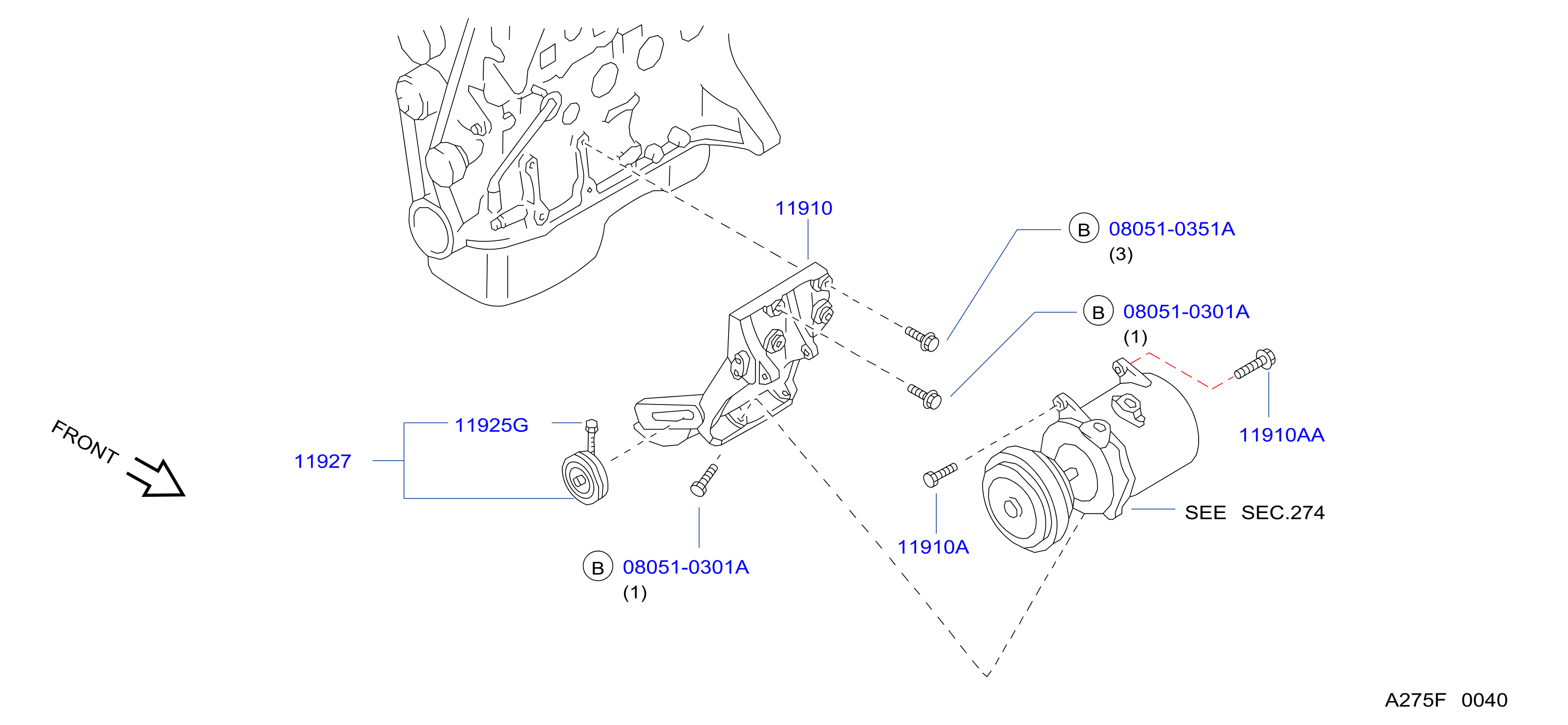 Compressor Mounting Fitting