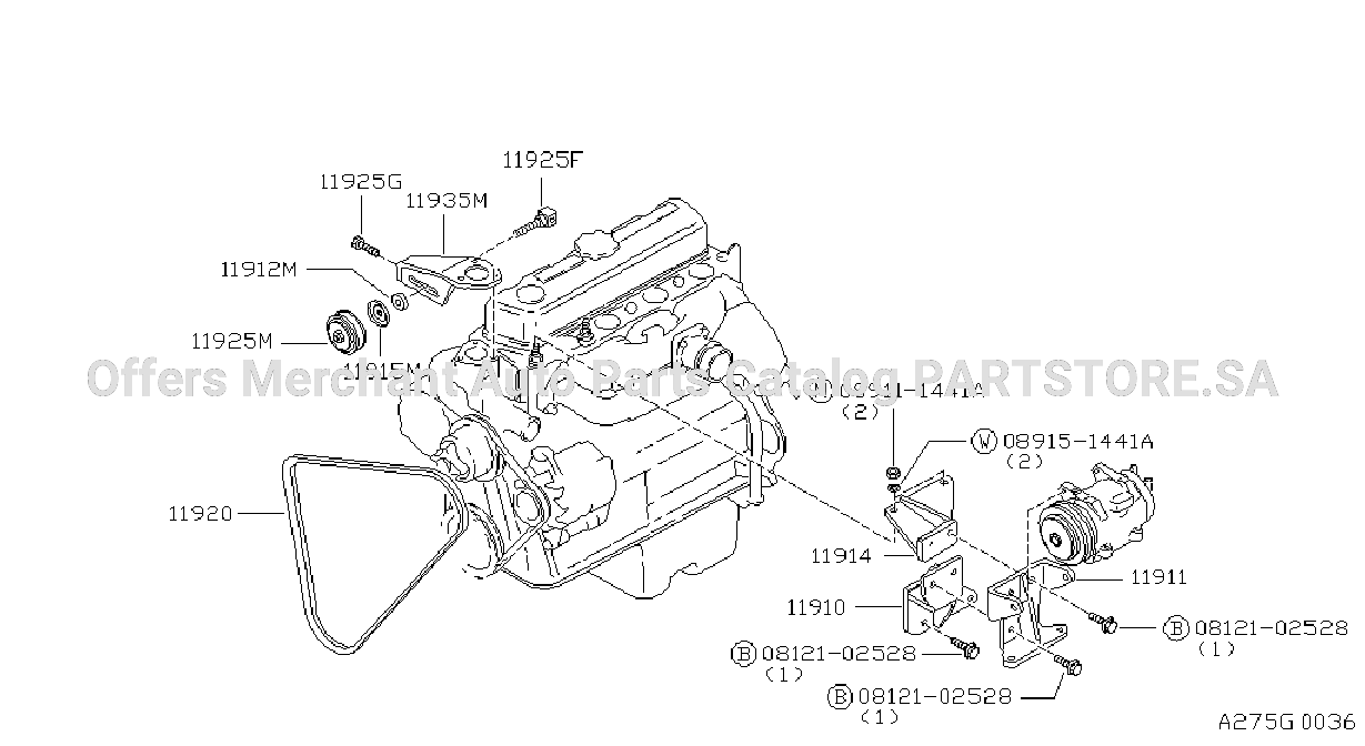 Compressor Mounting Fitting
