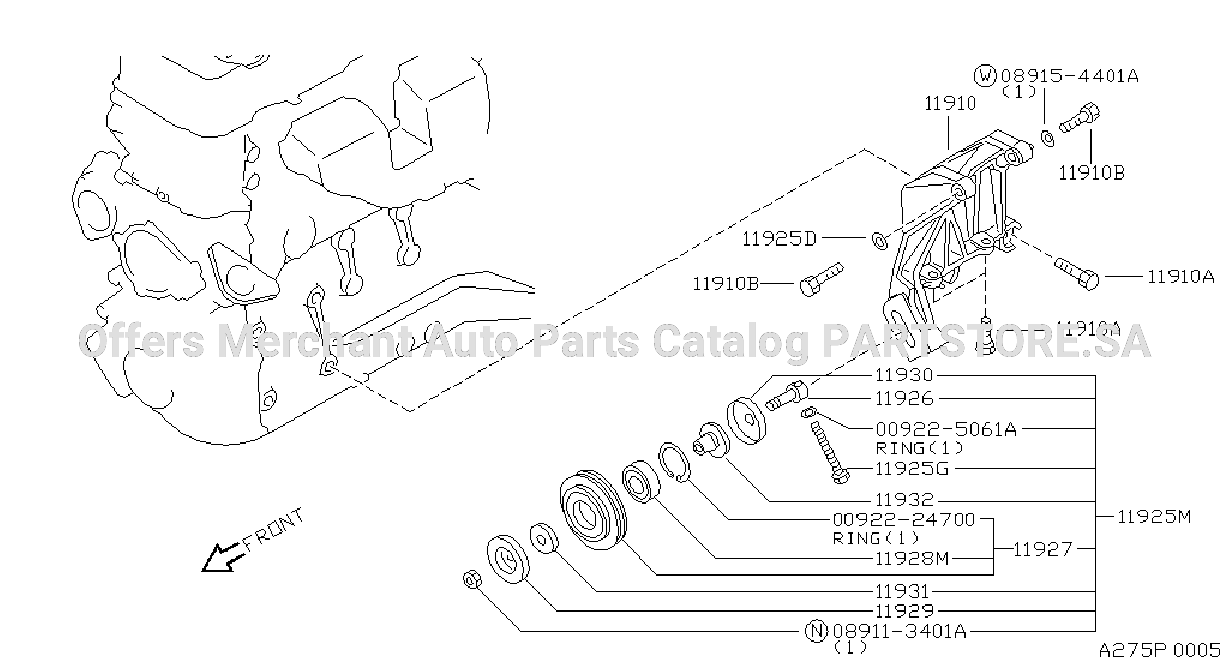 Compressor Mounting Fitting