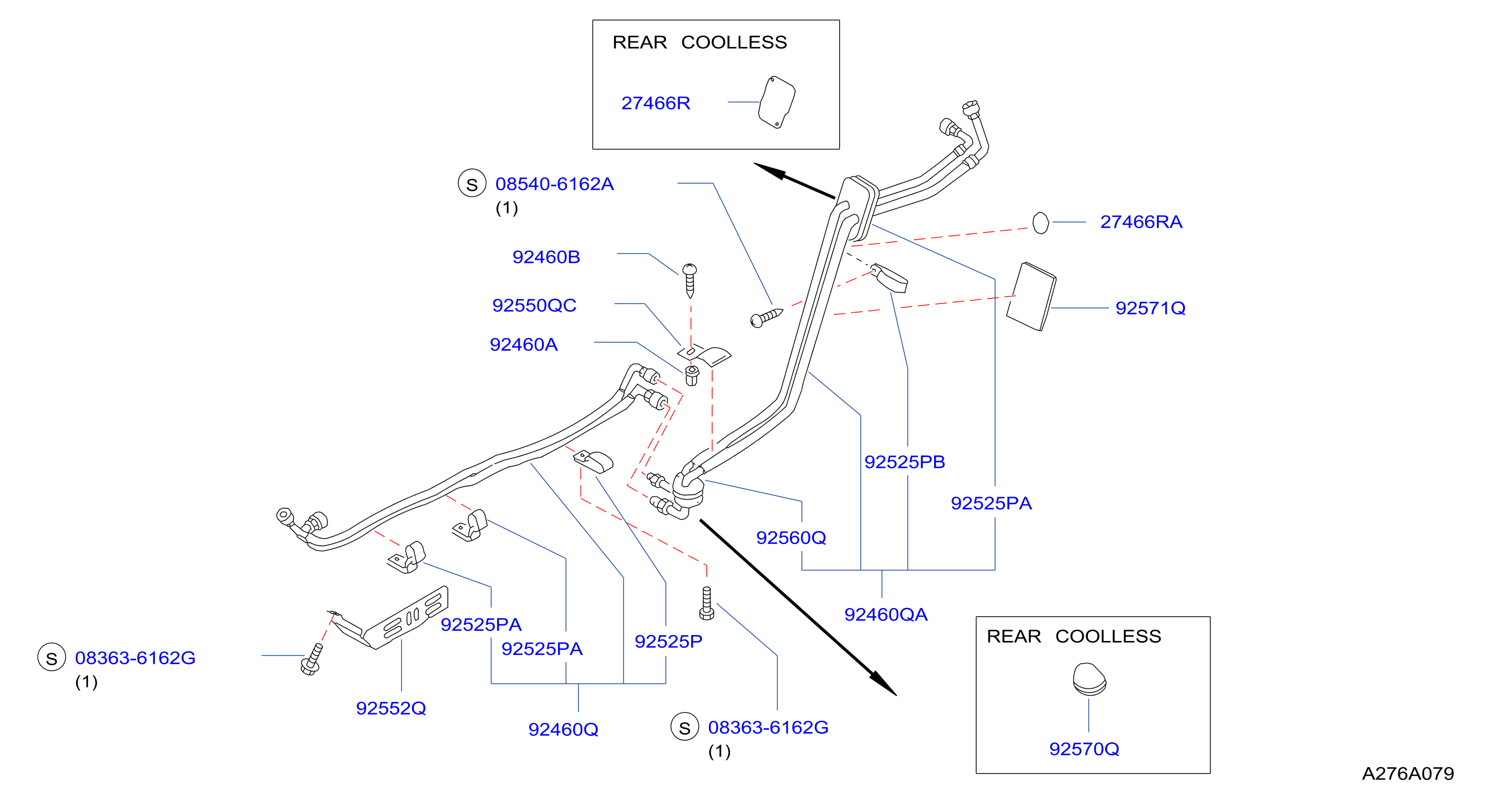 Condenser Liquid Tank Piping Under Floor