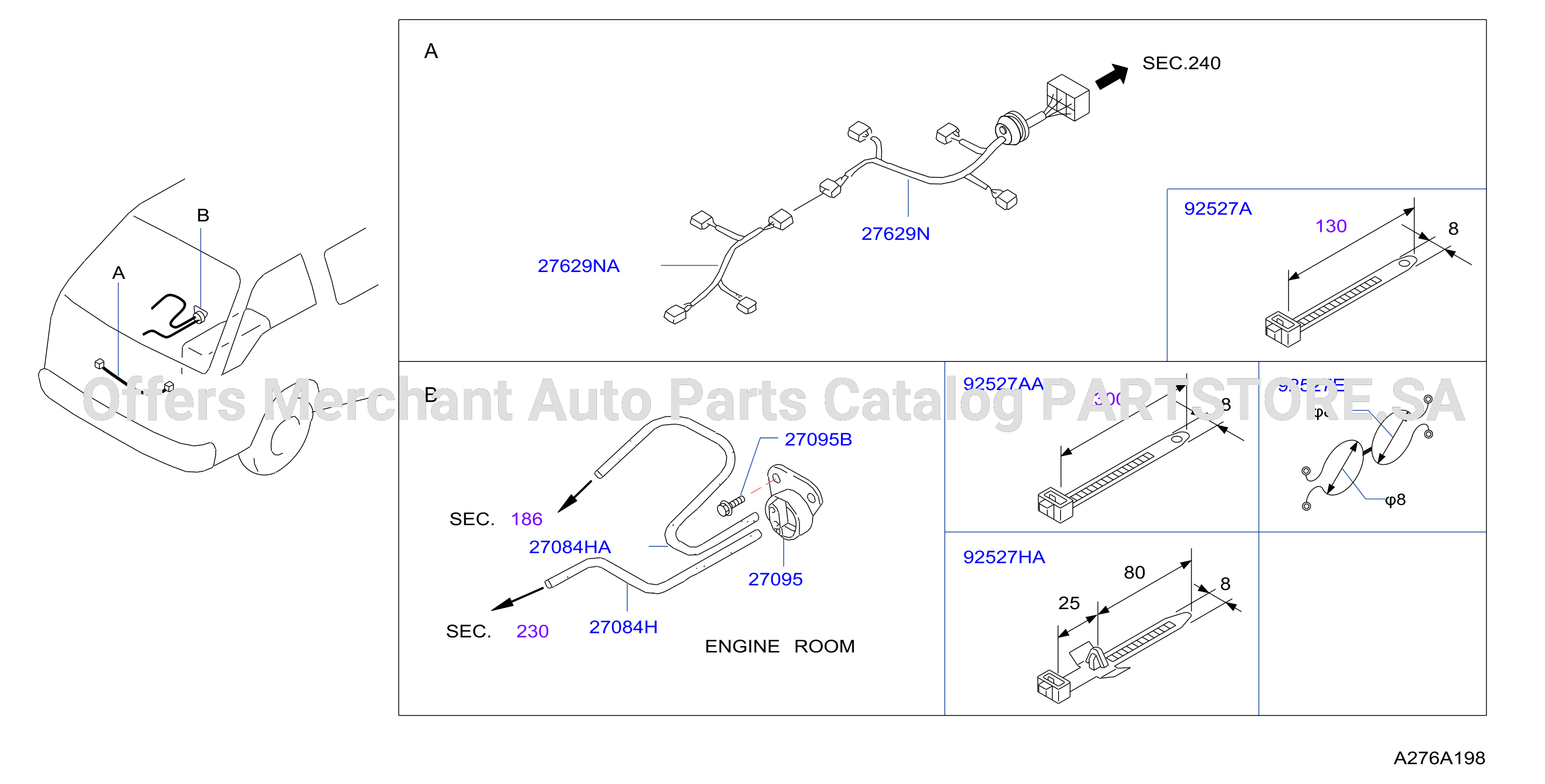 Condenser Liquid Tank Piping Harness