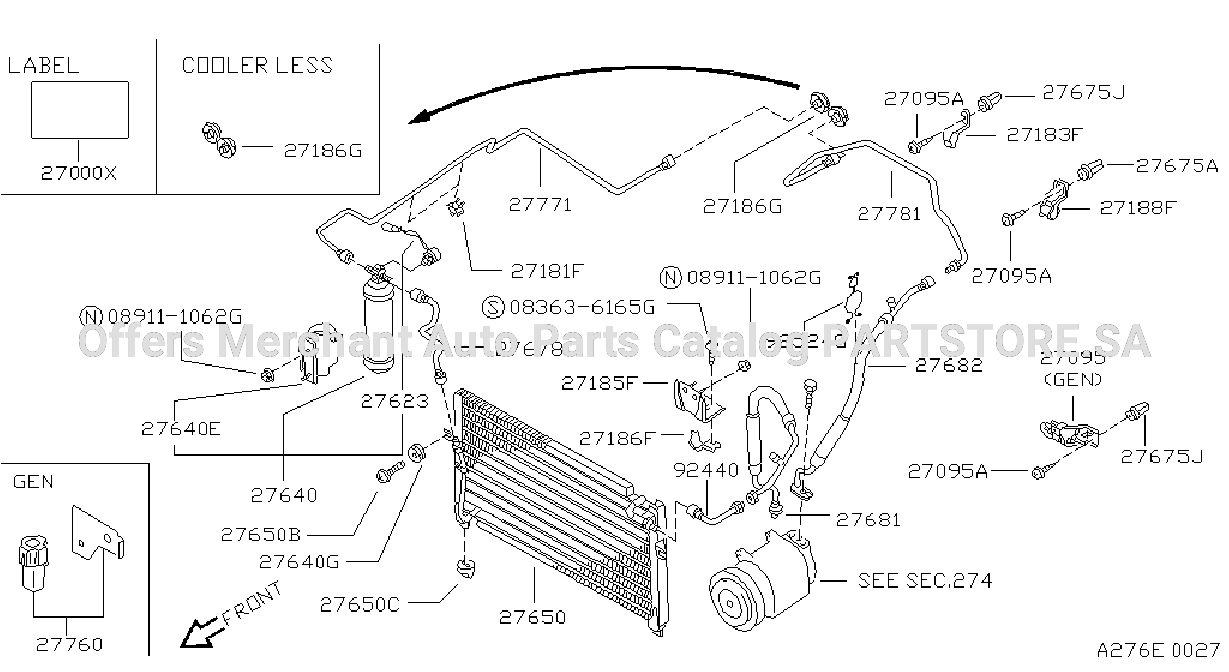 Condenser Liquid Tank Piping