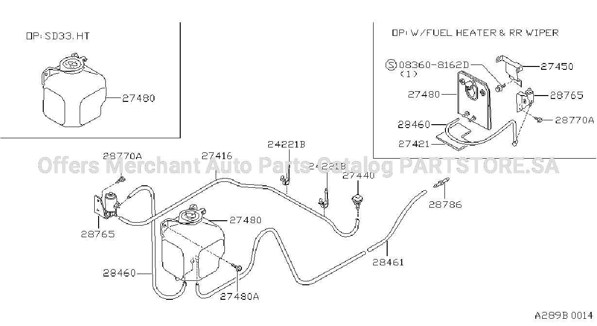 Windshield Washer Rear Wind Washer