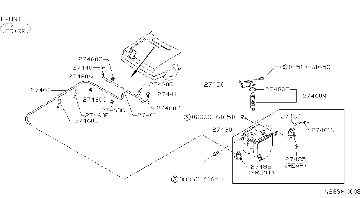 Windshield Washer Front