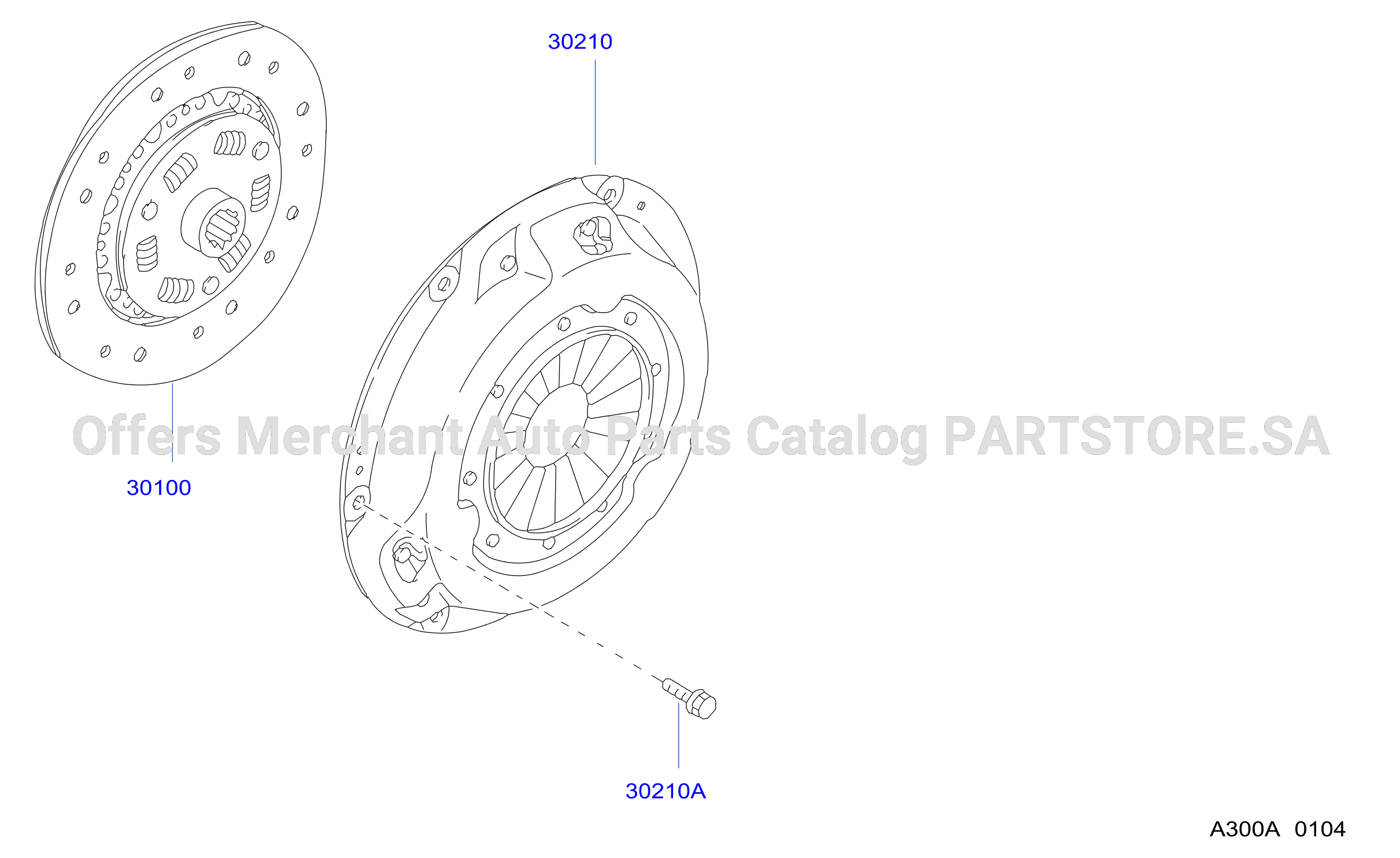Clutch Cover Disc Release Parts