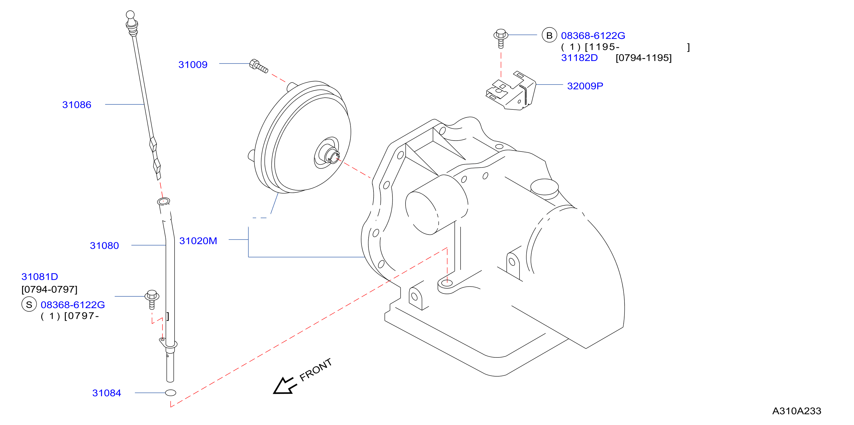Auto Transmission Transaxle Fitting Assembly