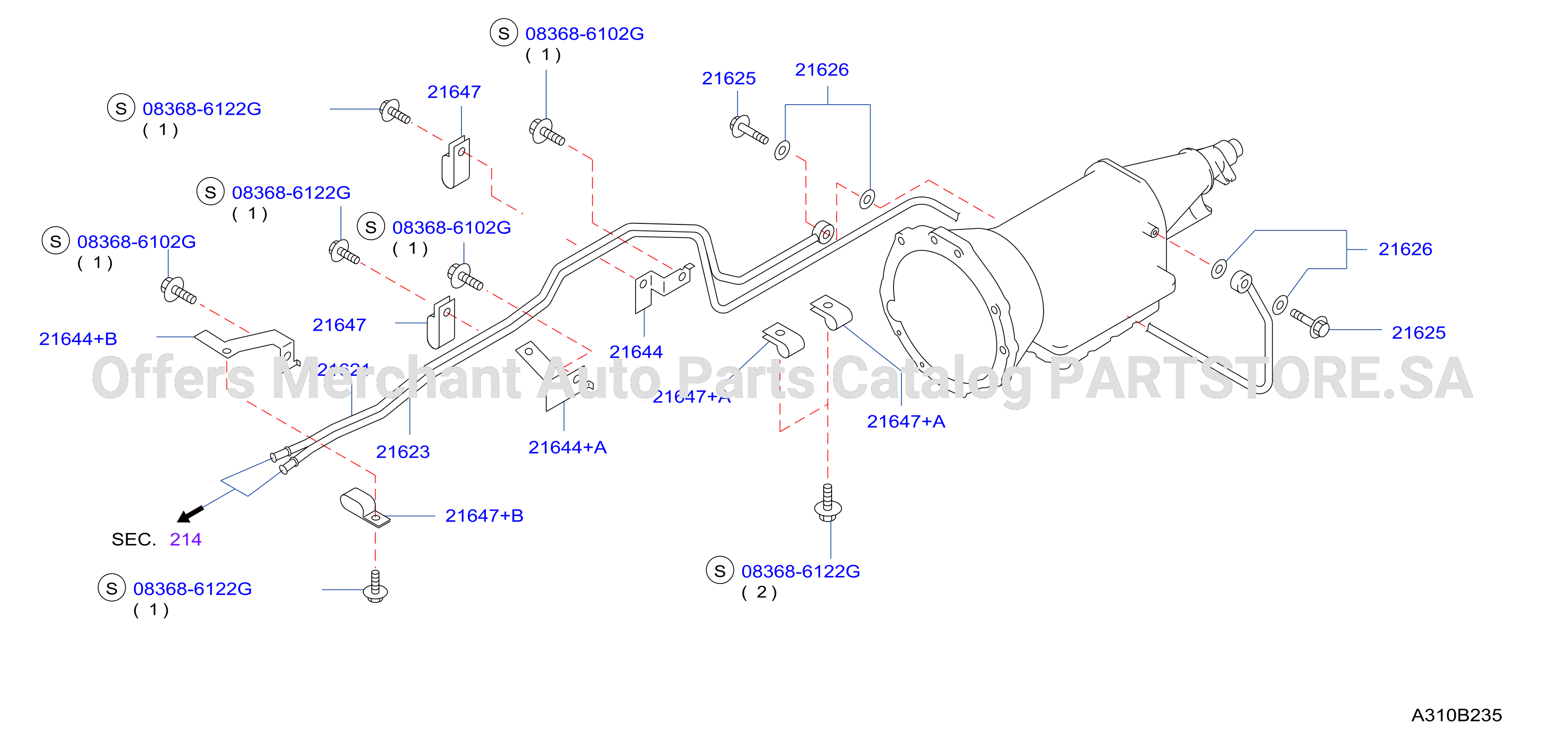 Auto Transmission Transaxle Fitting T / M / Fitting Parts