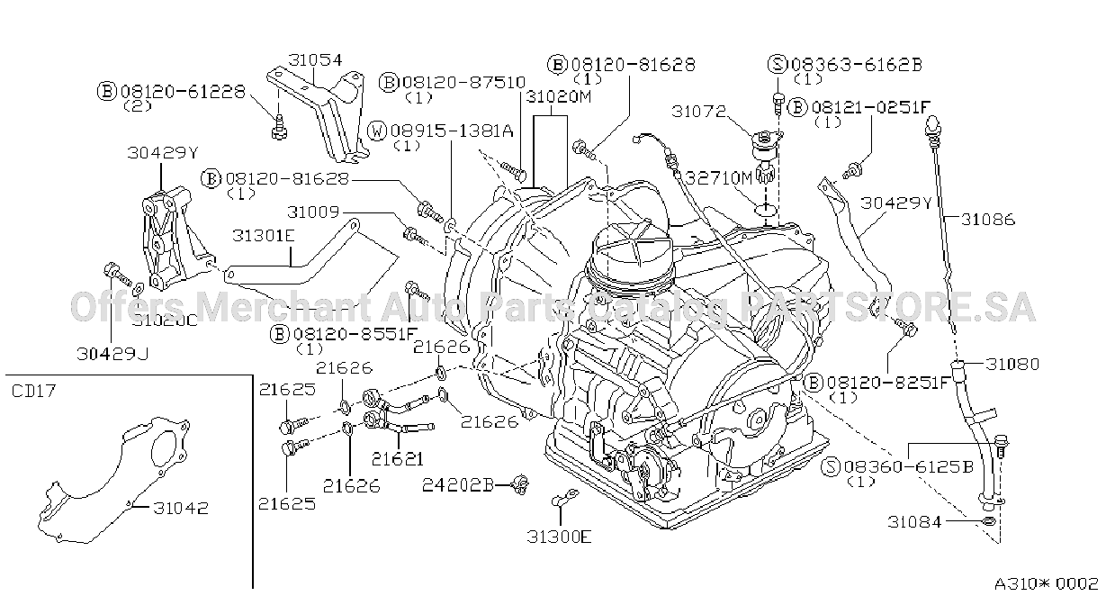 Auto Transmission Transaxle Fitting