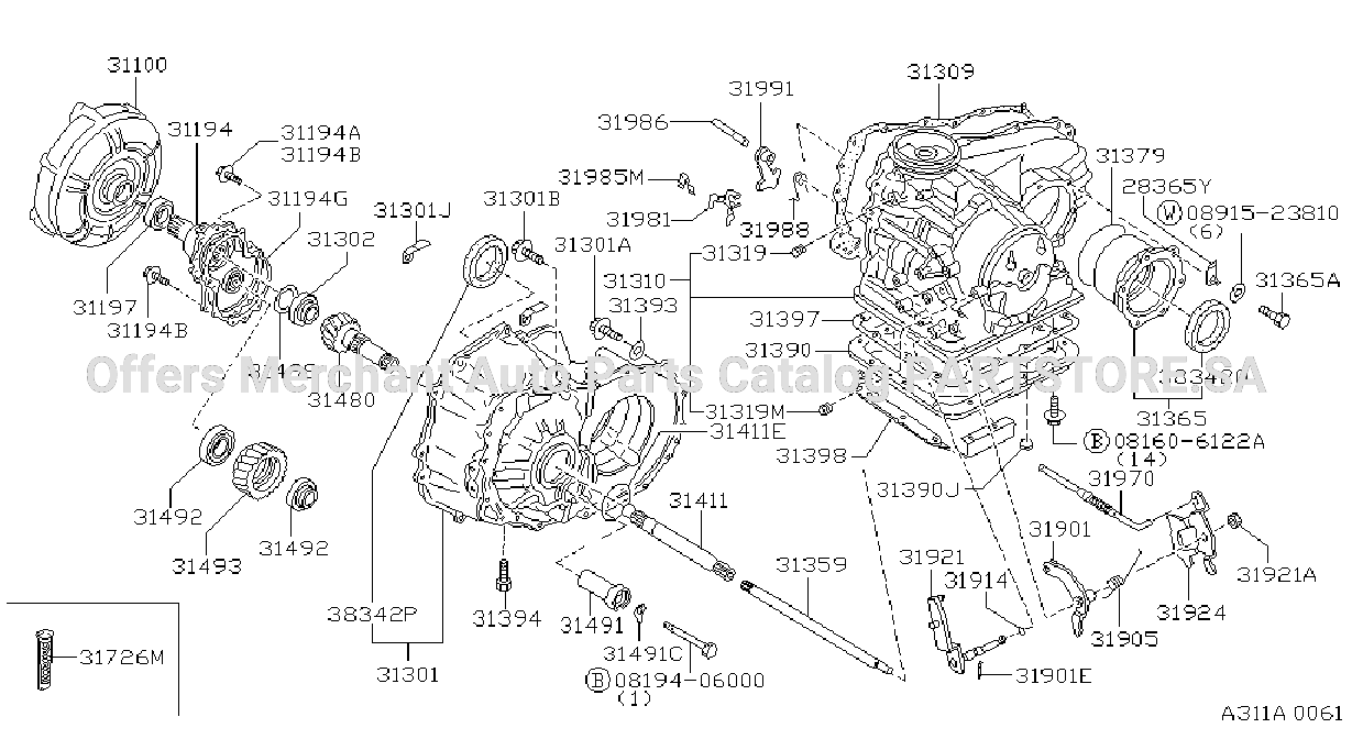 Torque Converter Housing Case Rl3F01A