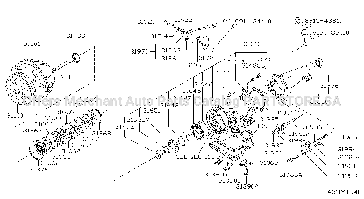 Torque Converter Housing Case