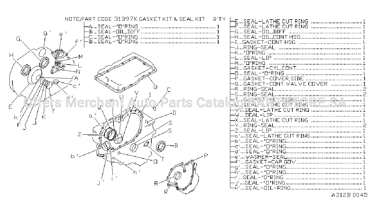 Gasket Seal Kit
