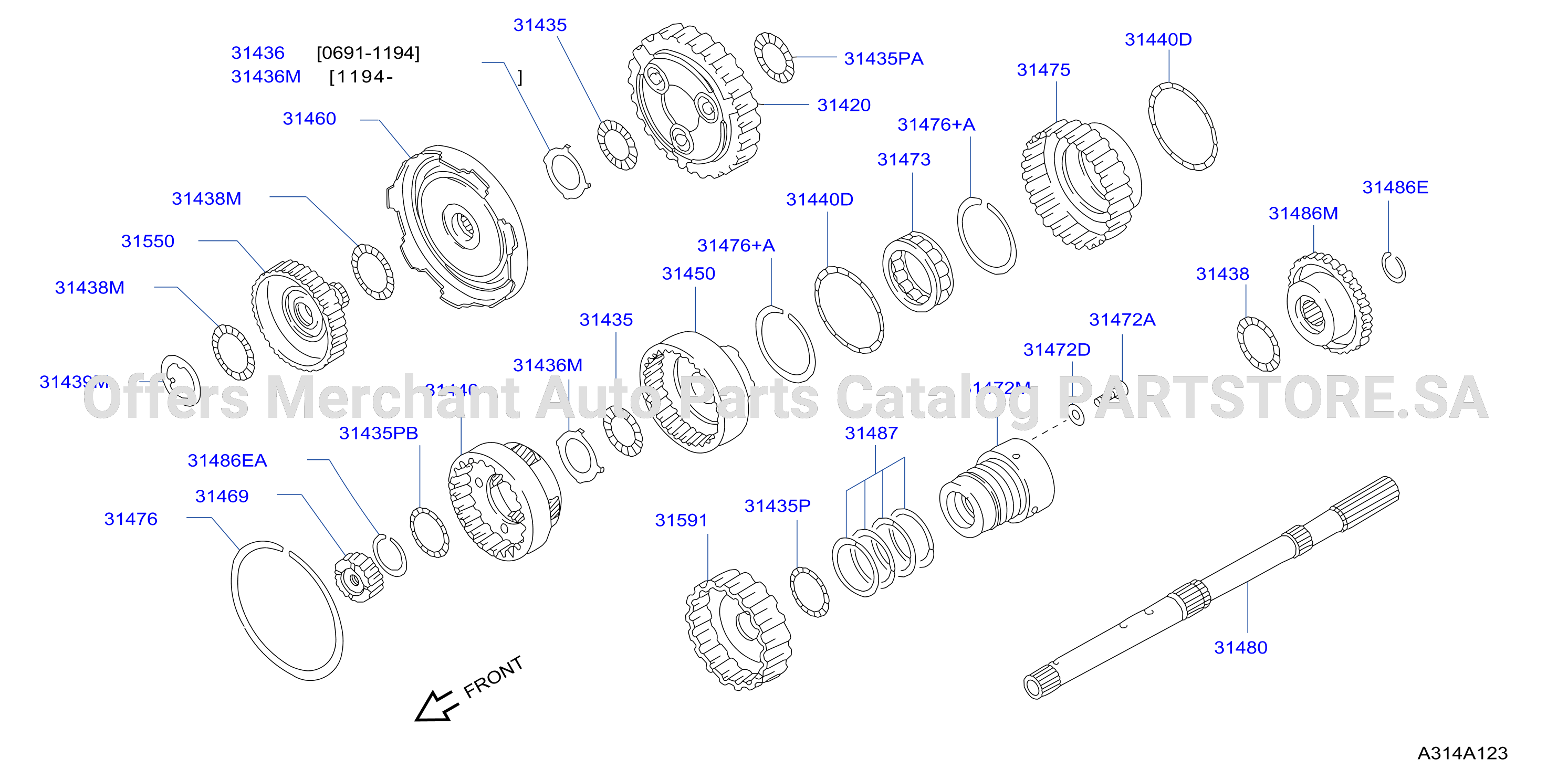 Governor Power Train Planetary Gear