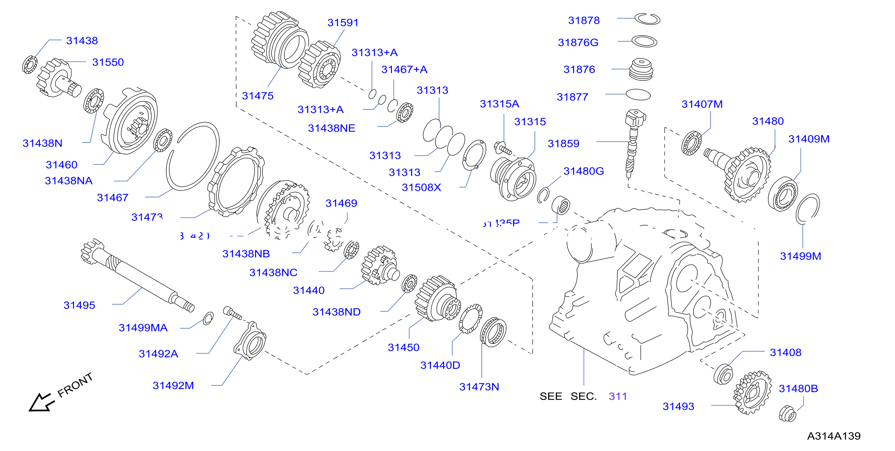 Governor Power Train Planetary Gear