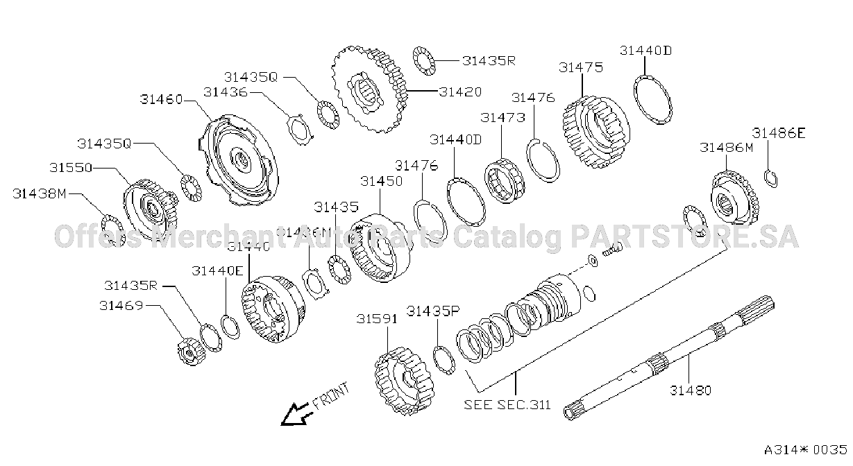 Governor Power Train Planetary Gear