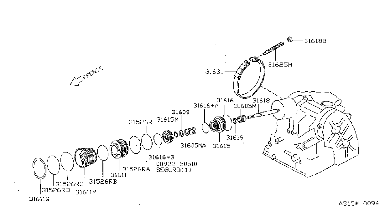 Clutch Band Servo Servo Parts