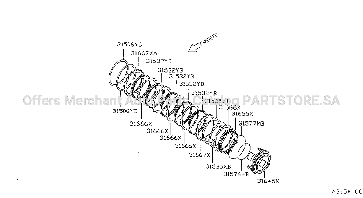 Clutch Band Servo Low Reverse Parts