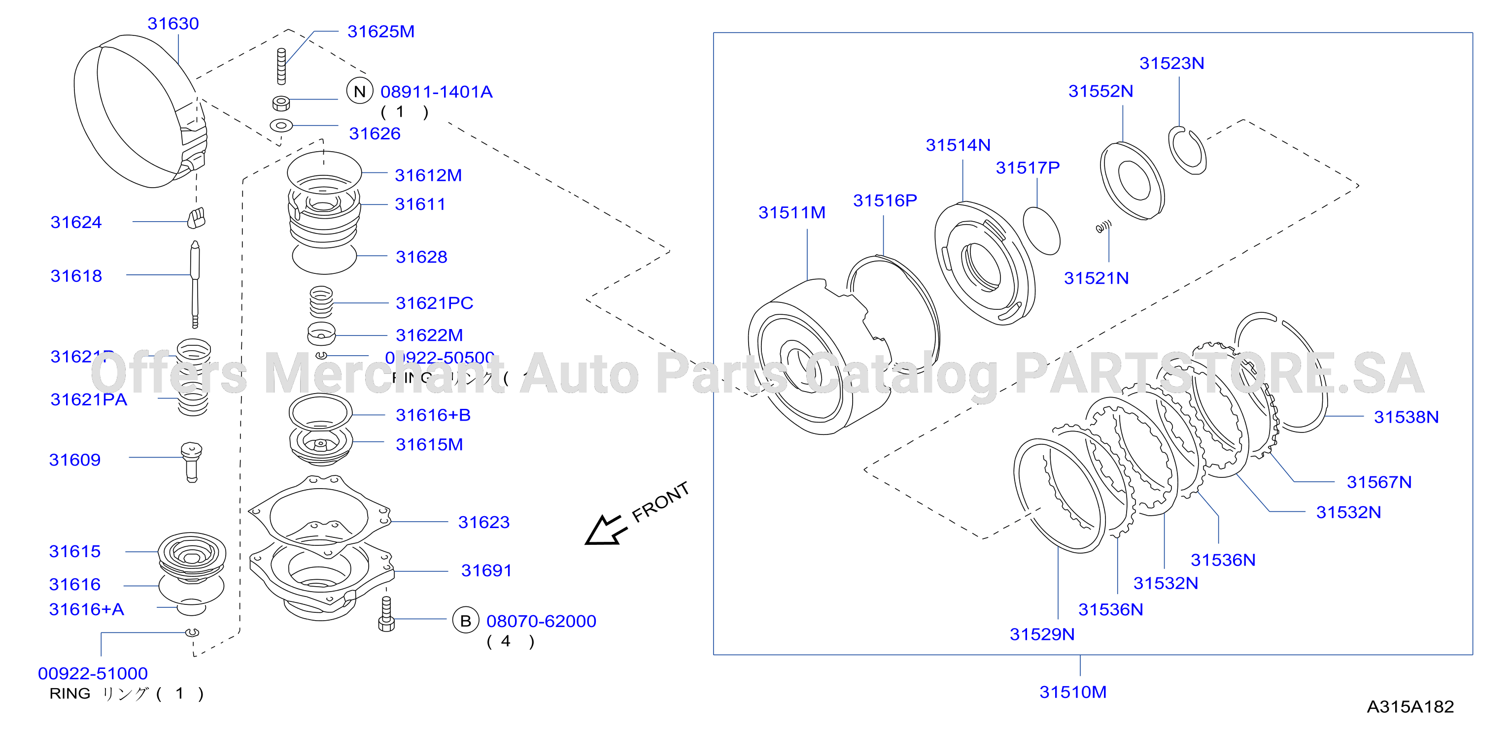 Clutch Band Servo Servo Reverse Clutch